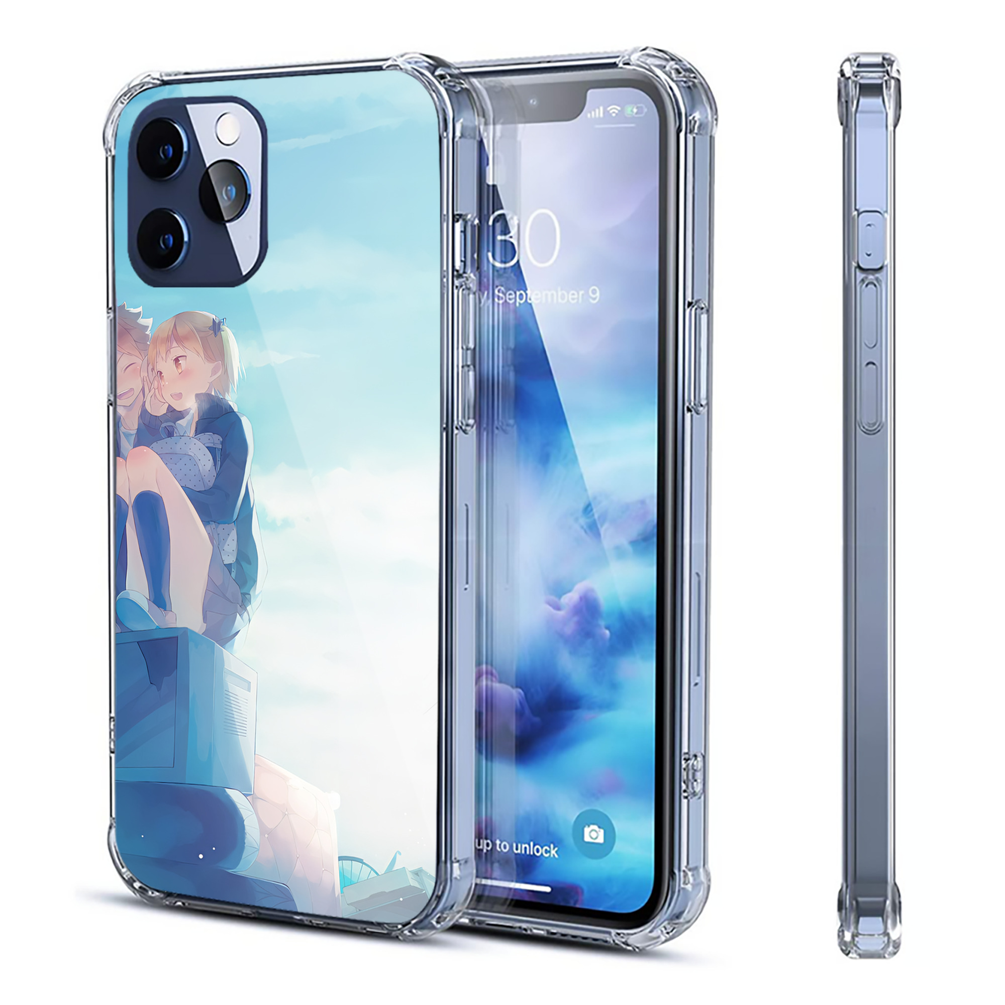 （画像用） ハイキュー!! Haikyu!! 【iPhone 12シリーズ対応】透明スマホケース（クリアソフトケース）